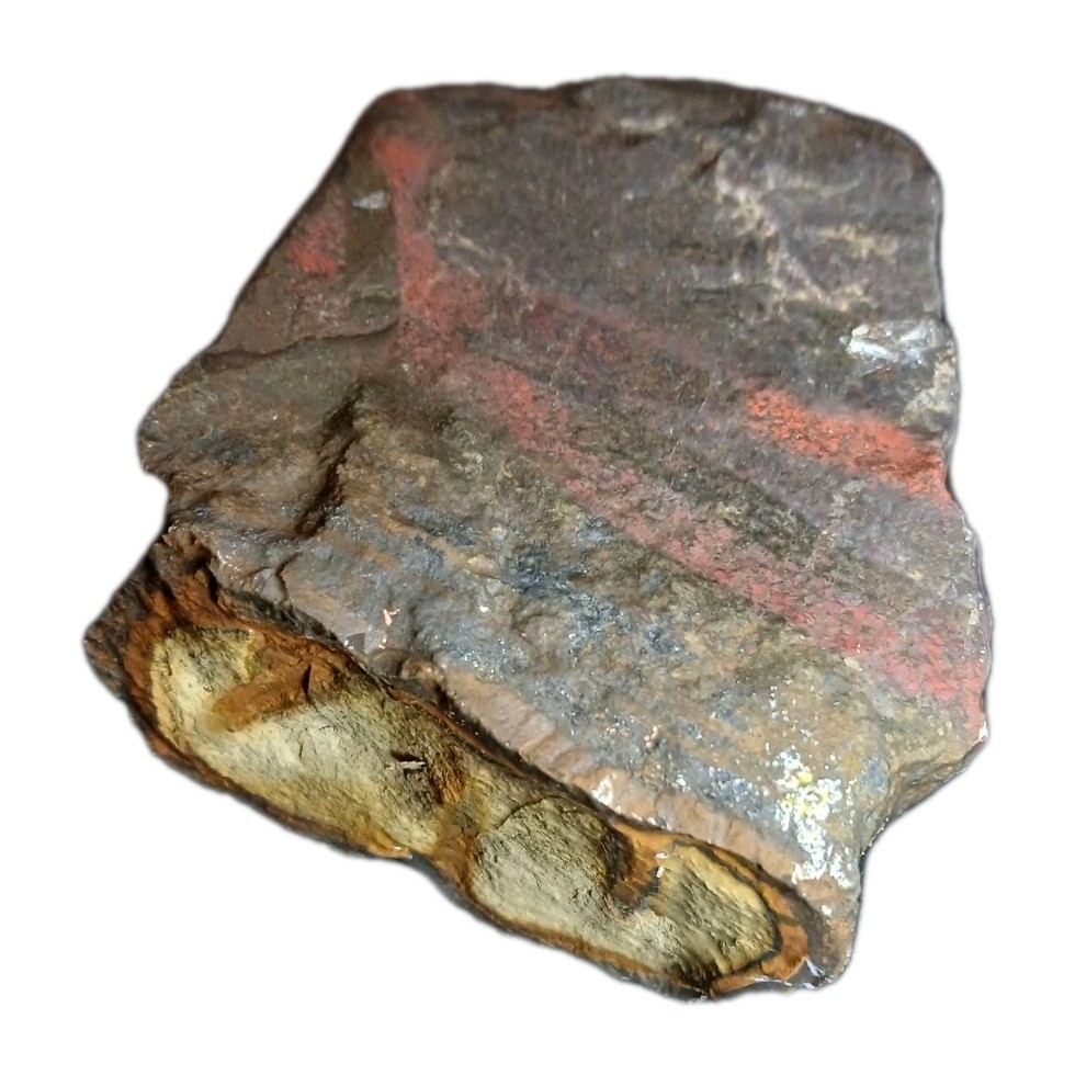 Unique Rough Jasper Stone 1.2 Lbs Banded Iron Formation
