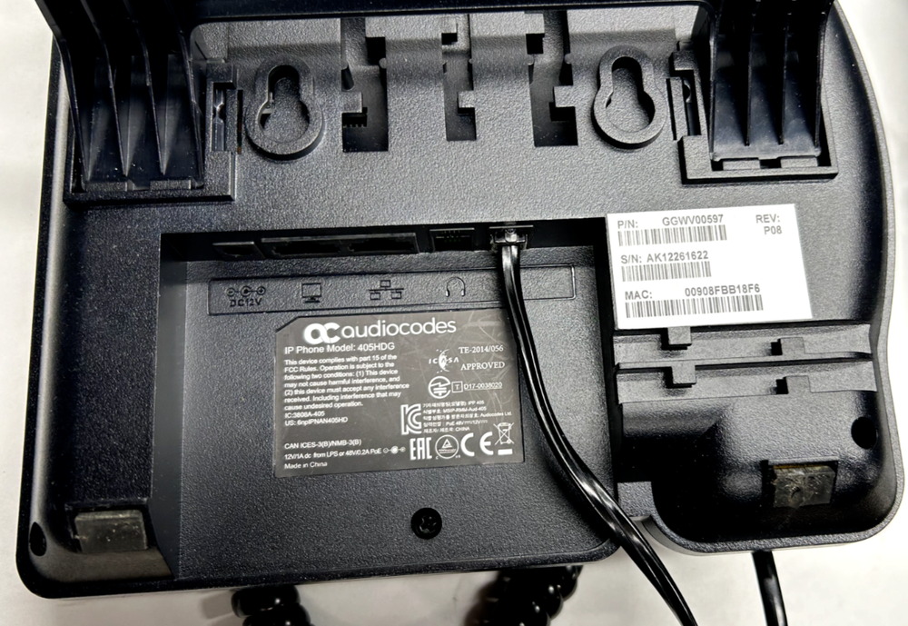 AudioCodes 405HD IP phone Model 405HD