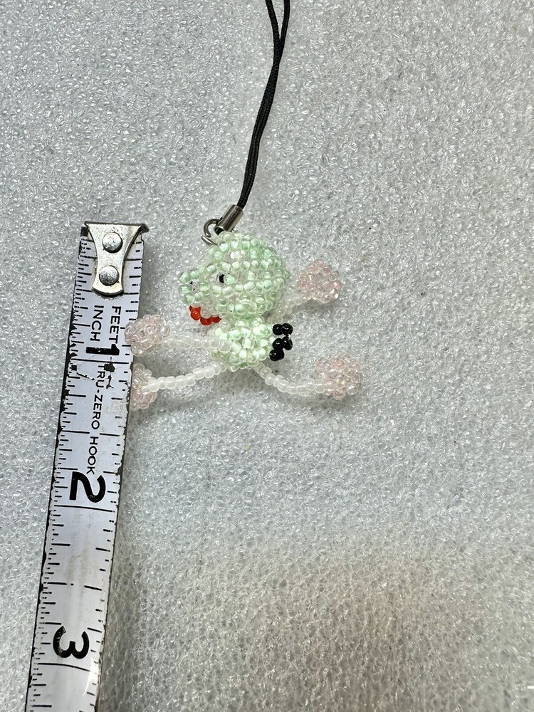 Handmade Seed Bead Adorable MONKEY Bag Charm