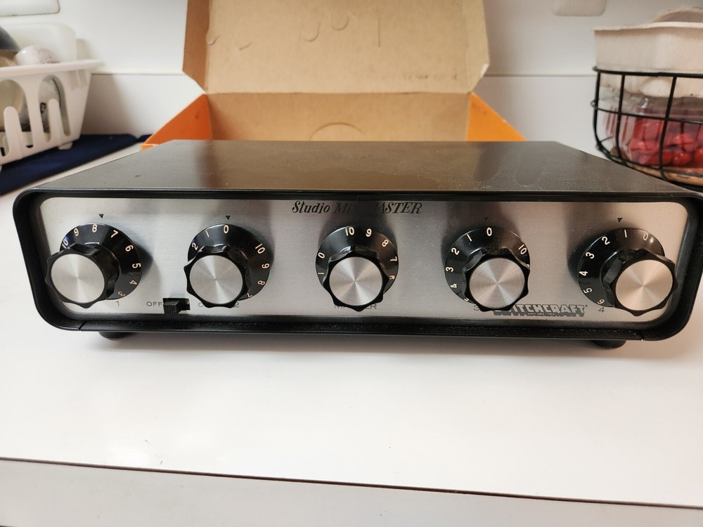 Switchcraft Transistorized Mixer Model 307TR- Vintage New In Box