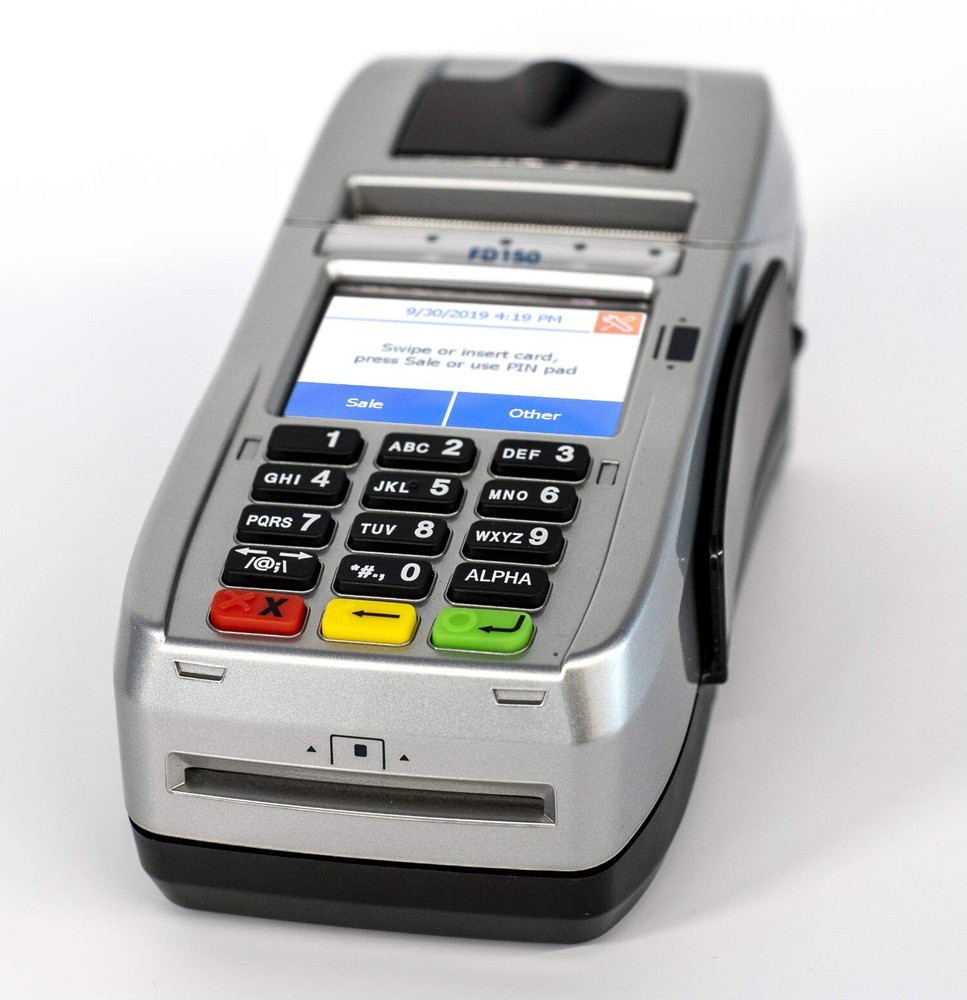 First Data FD150 EMV (IP-Dial-WiFi) Credit Card Machine