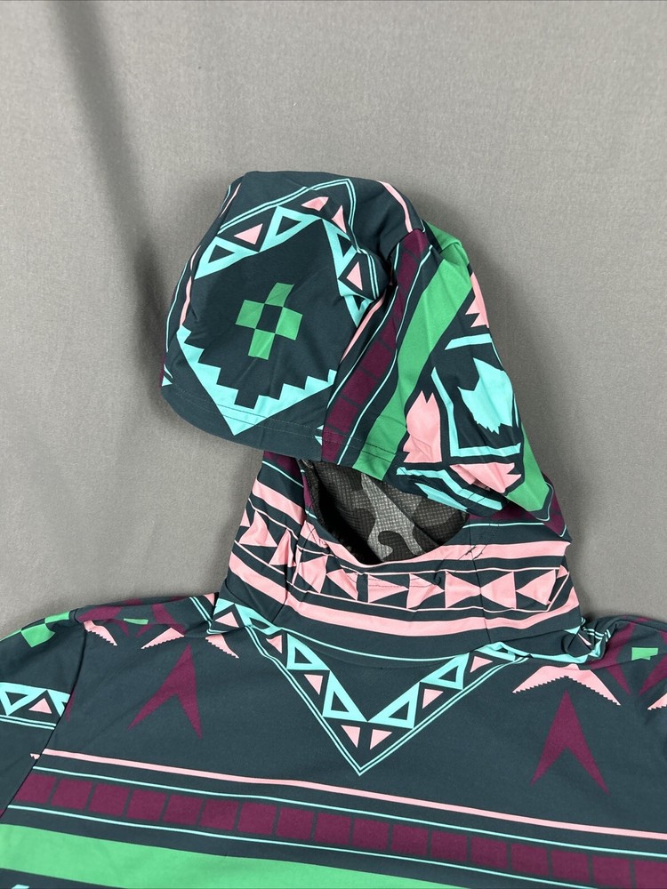Greyson Cokato Golf Hoodie Pullover Ghostwolf Print Medium Multicolor MSRP $198