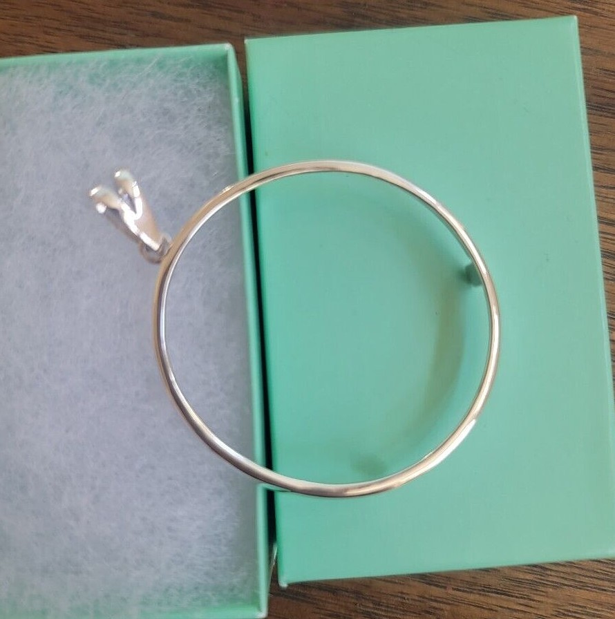 Sterling Silver 1 Onza Plata Libertad Bezel 36 mm Coins Prong Back Square Edge