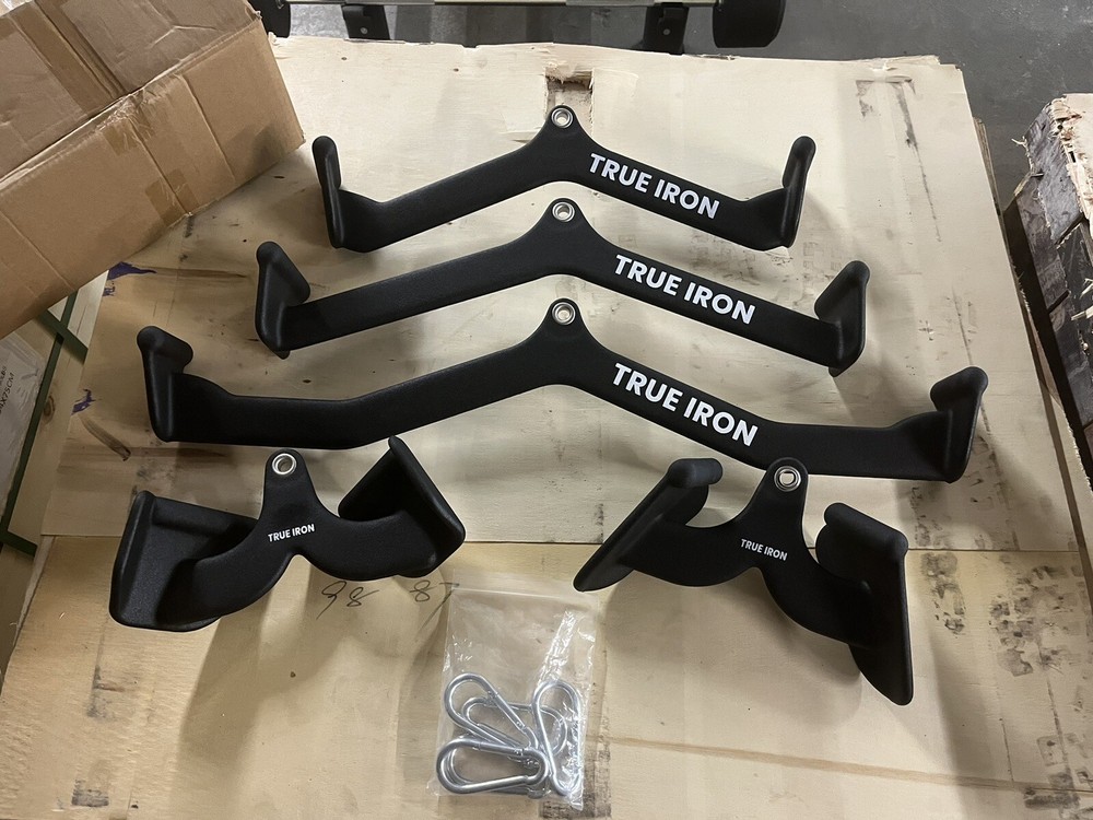 Heavy Duty LAT Pull Bar Cable Machine Attachment: MAG Grip alternative Set!