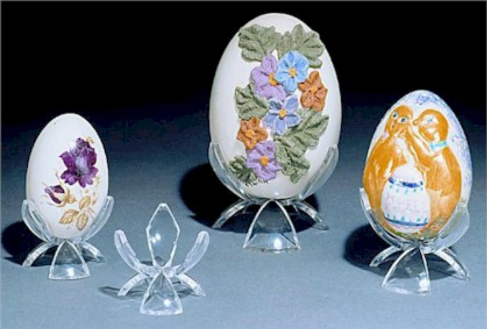 *12 Reversible 1-3/8" Tulip Display Stand For All Medium Eggs