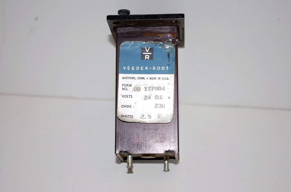 Veeder Root #BD 177004 Counter ( Learjet #2318376-77) 24 Volt
