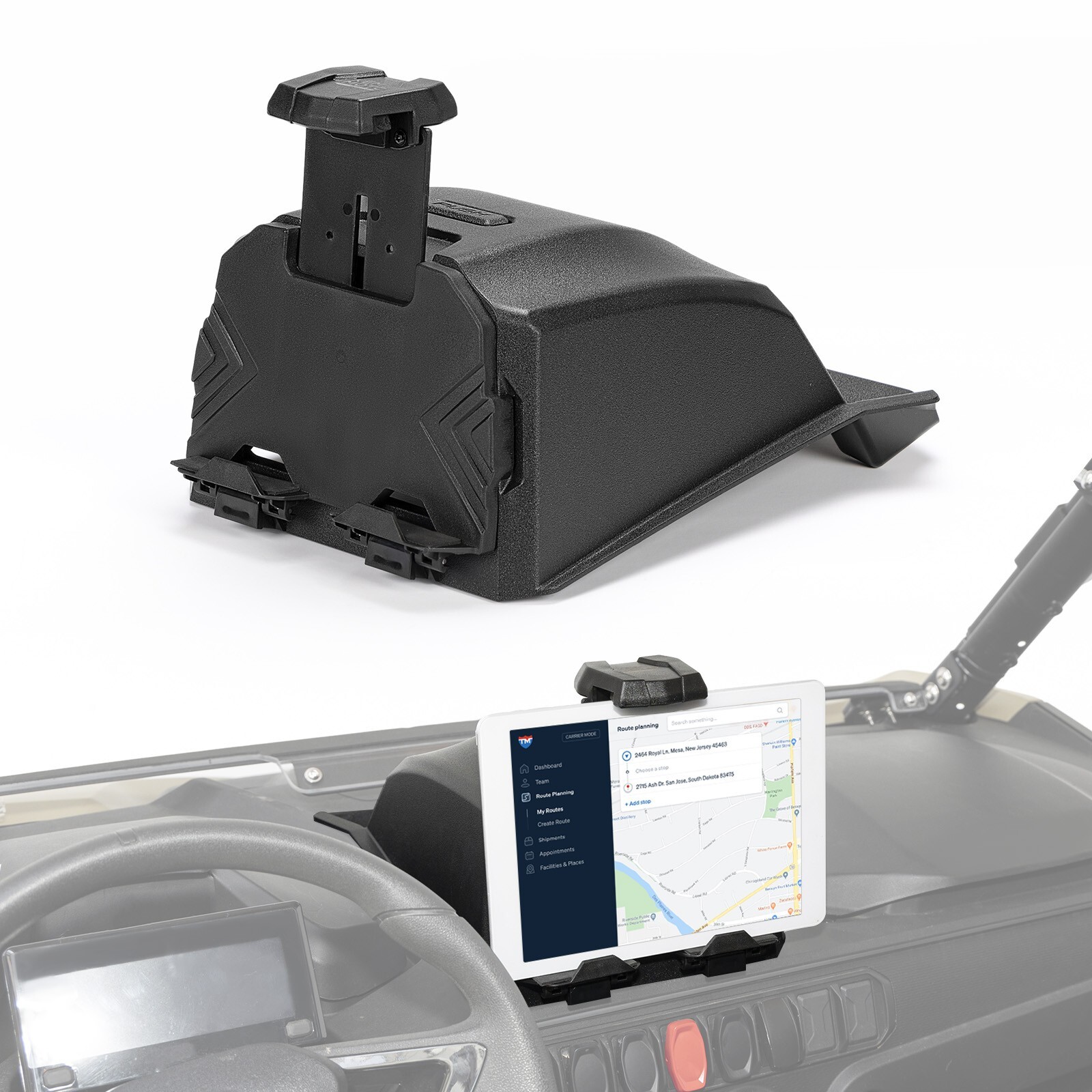 For CFMOTO ZForce 950 Sport Trail 2023-25 Electronic Tablet Device Holder Mount