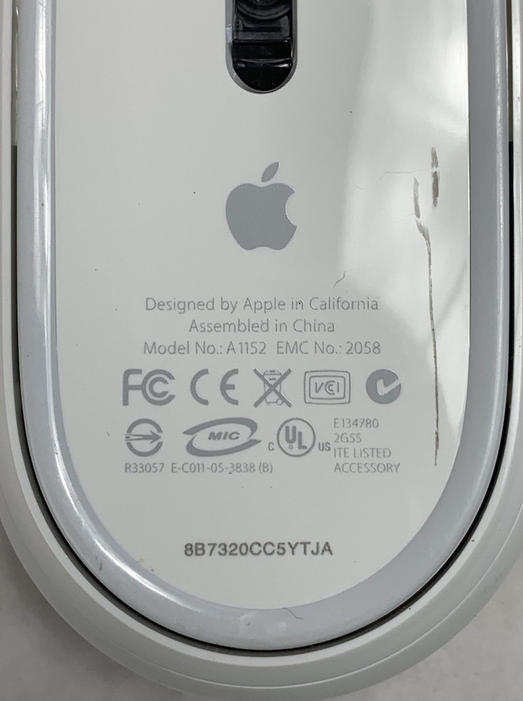 Apple A1152 USB-Wired Mighty Mouse