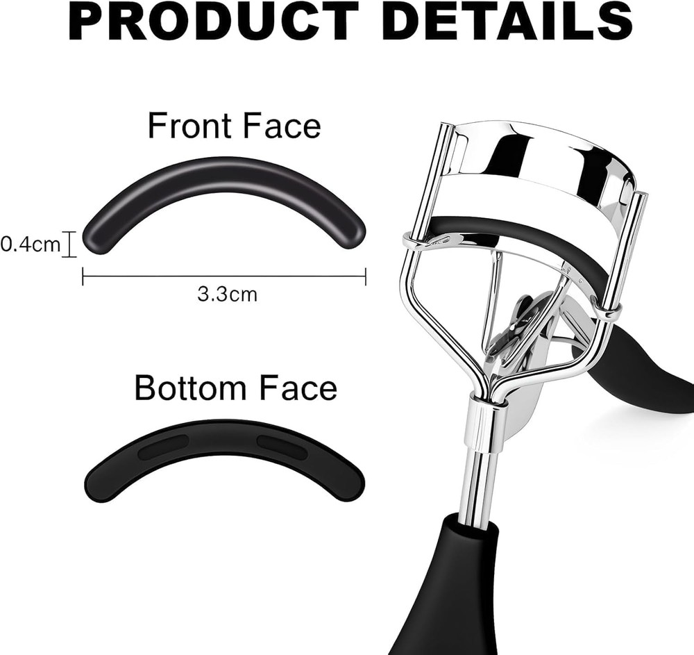 36Pack Compatible with Amazon Basics Eyelash Curler Refills,Silicone Rubber Eyel
