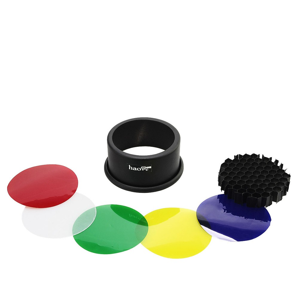 Pro Conical Snoot + Honeycomb Grid for Balcar Alienbees Mount Strobe Flash Light