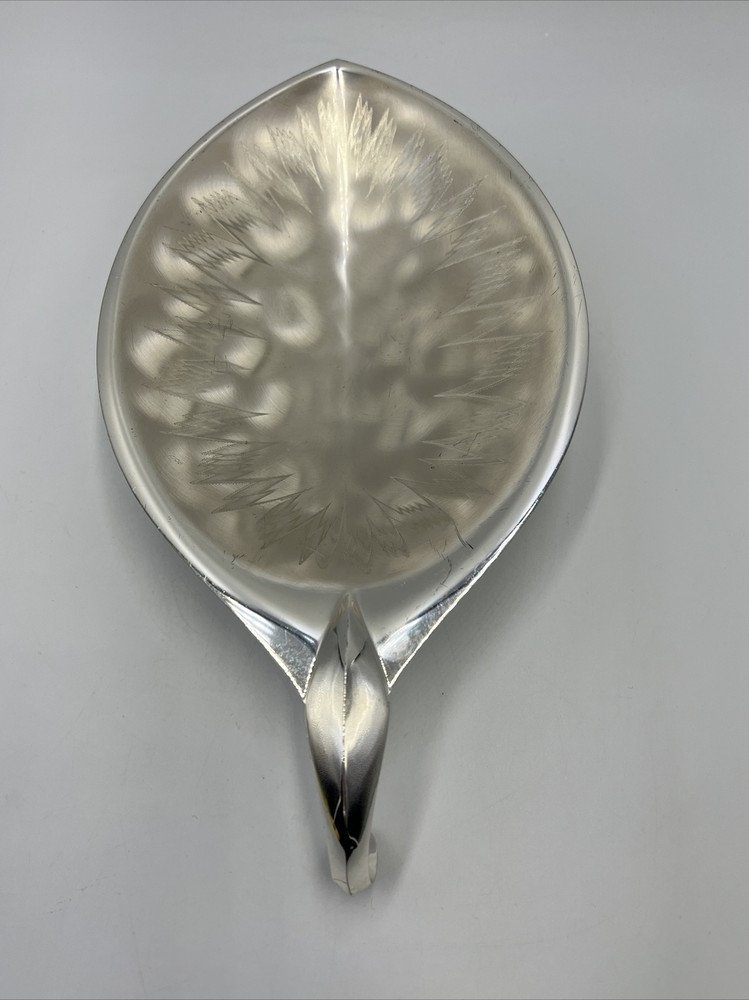Vintage 1960s Era WMF-IKORA Silver Plated Leaf Shaped Candy Tray Germany