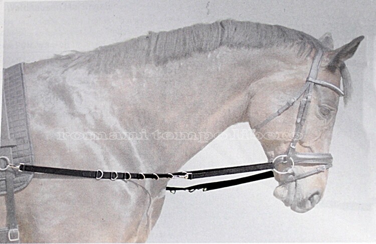 SIDE REINS TRAINING WITH 7 SOLID D RINGS NYLON FIXED TRAINING NETWORKS