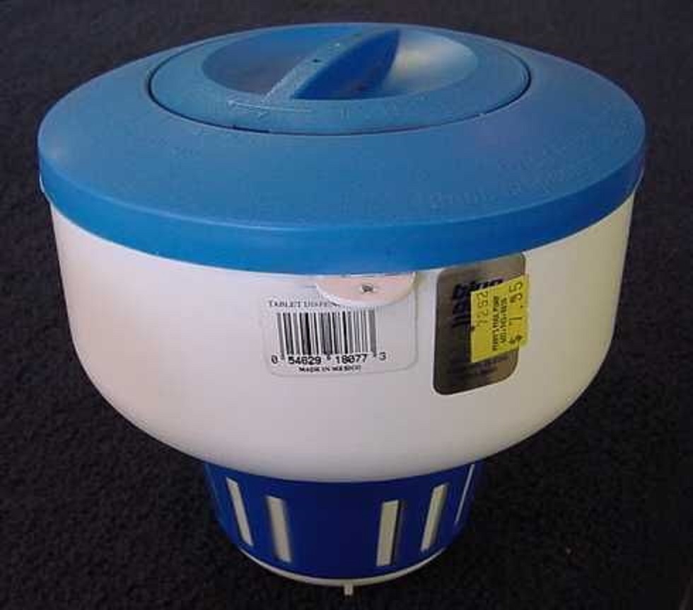 Valterra Pool 3 INCH Tablet Chlorinator Dispenser B8077  EMPTY/FULL INDICATOR!