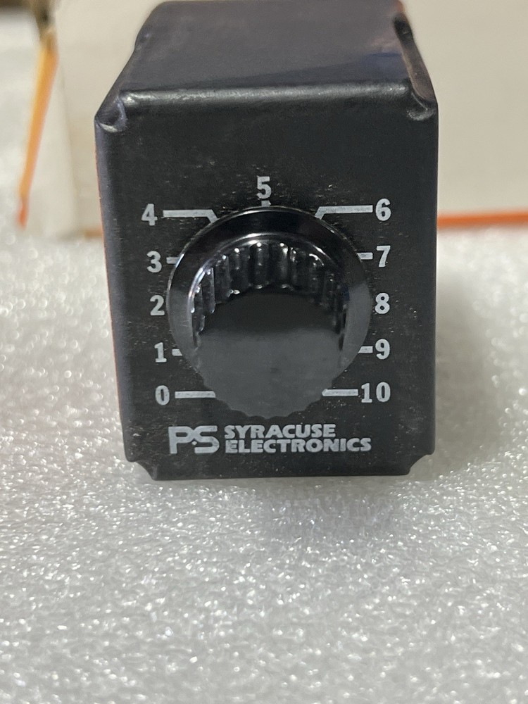 PS Syracuse Electronics TVR/D-00501 Time Delay Relay 1 Second
