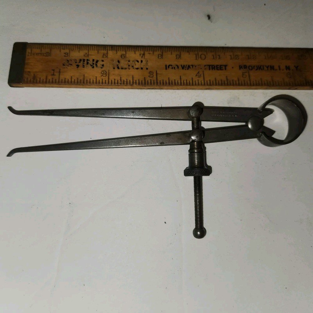 Vintage ATHOL MACHINE CO. 5" Inside Calipers, Athol, Mass, USA