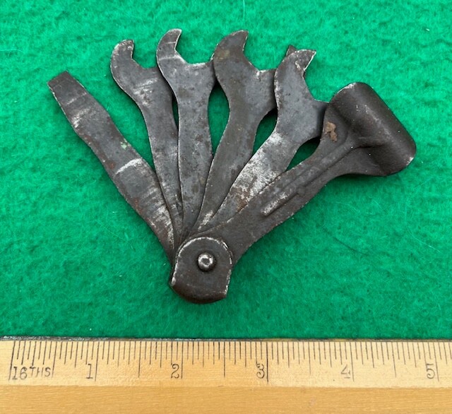Vintage 5 Piece Spanner Set