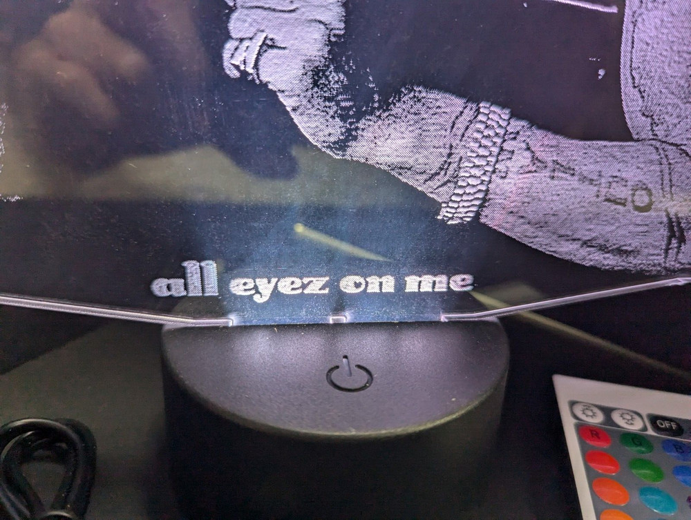 2 Pac Shakur Large L.E.D. Sign Display