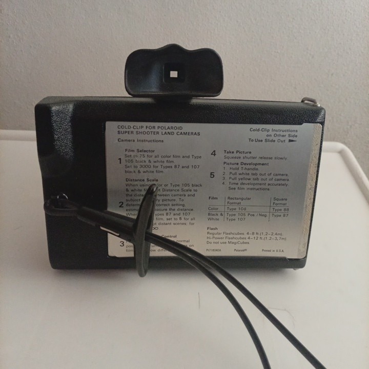 Polaroid VTG Camera Super Shooter Plus Instant Camera, Untested Clean.