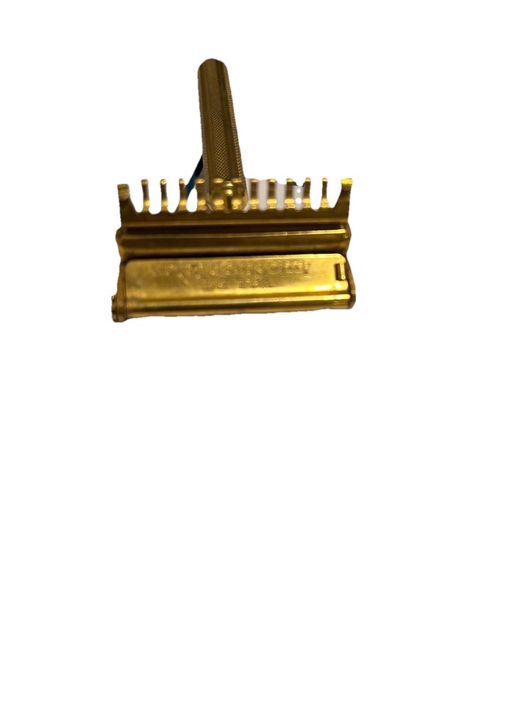 Vintage razor and vintage razor sharpener