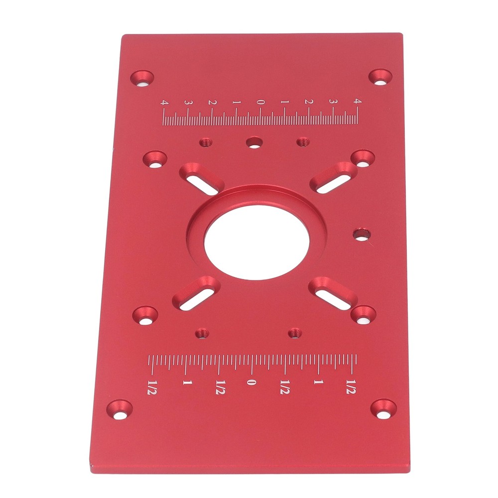 Router Table Insert Plate Lift System Base Board Accessory For Woodworking Red