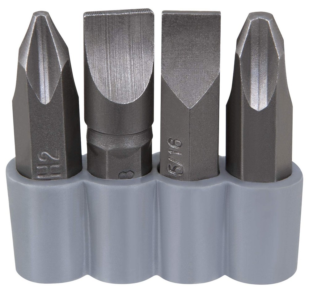 Performance Tool Replacement 4pc 3/8" Impact Driver Bits (W2500-36MM)