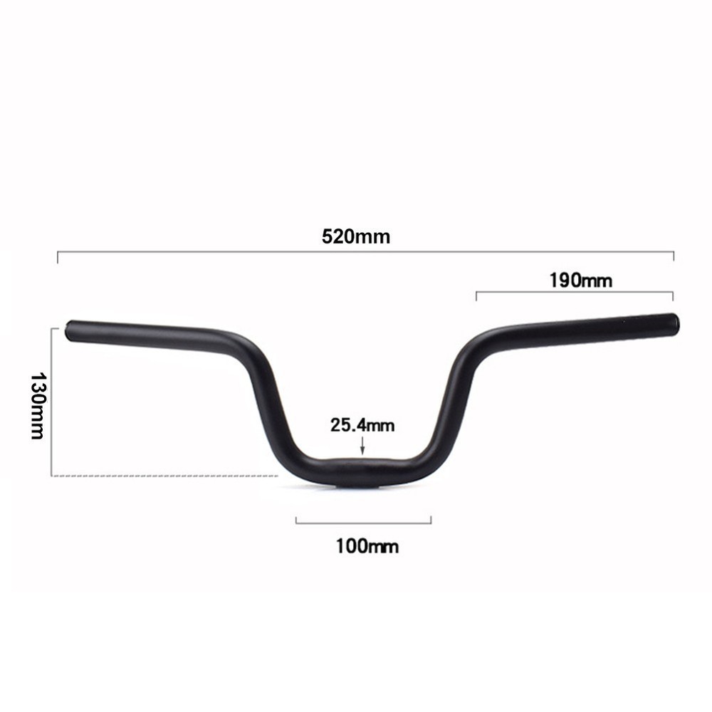 Easy to Install MTYPE HTYPE Riser HandleBar forBrompton 25 4x540MM 520mm