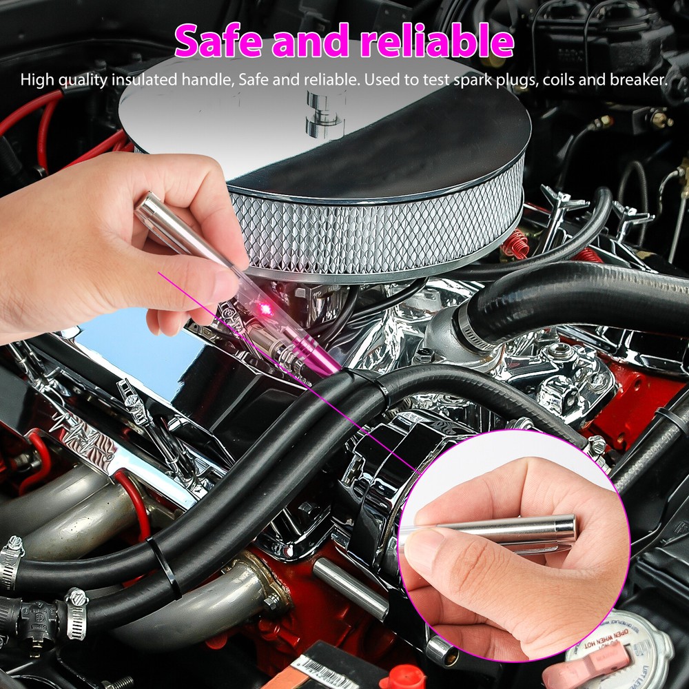 Ignition System Coil Engine In Line Auto Diagnostic Test Tool Spark Plug Tester!