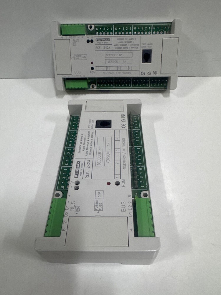 LOT OF 2 PCs FERMAX 4/W MDS AUDIO DECODER REF 2424