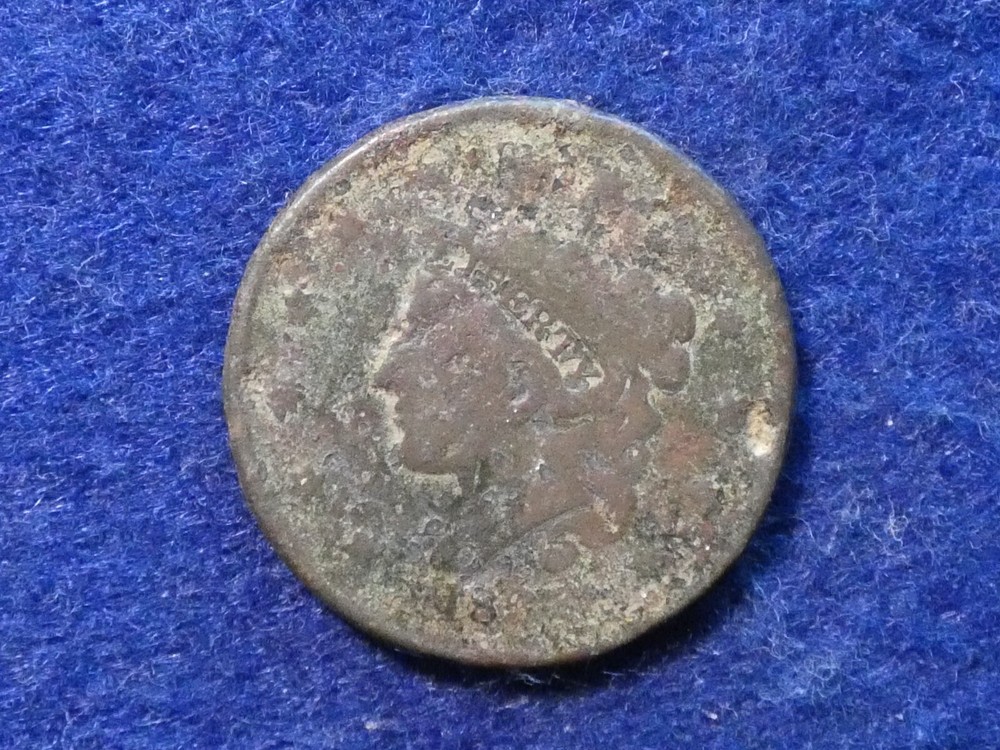 1837 Coronet Head Large Cent #1727