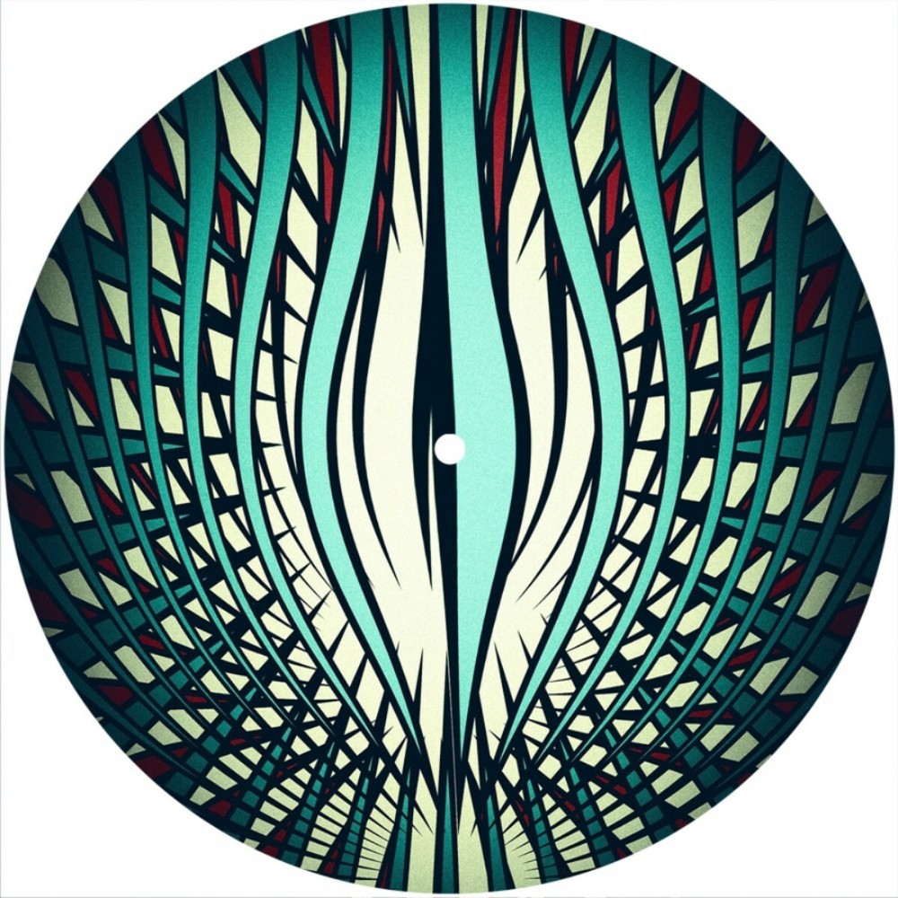 Slipmat Slip Mat 4 Technics or Single 7" 45 Turntable Record Player ABSTRACT 51