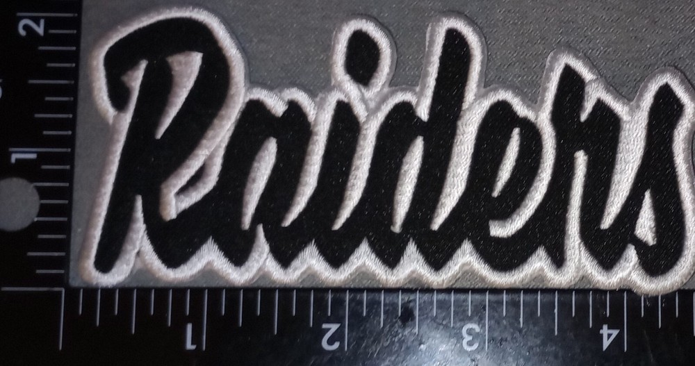 LAS VEGAS RAIDERS IRON ON EMBROIDERED PATCH