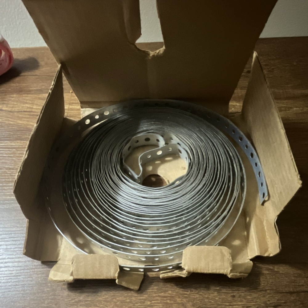 Metal Perforated Pipe Strap Roll Pipe Strap Type in Cardboard Box