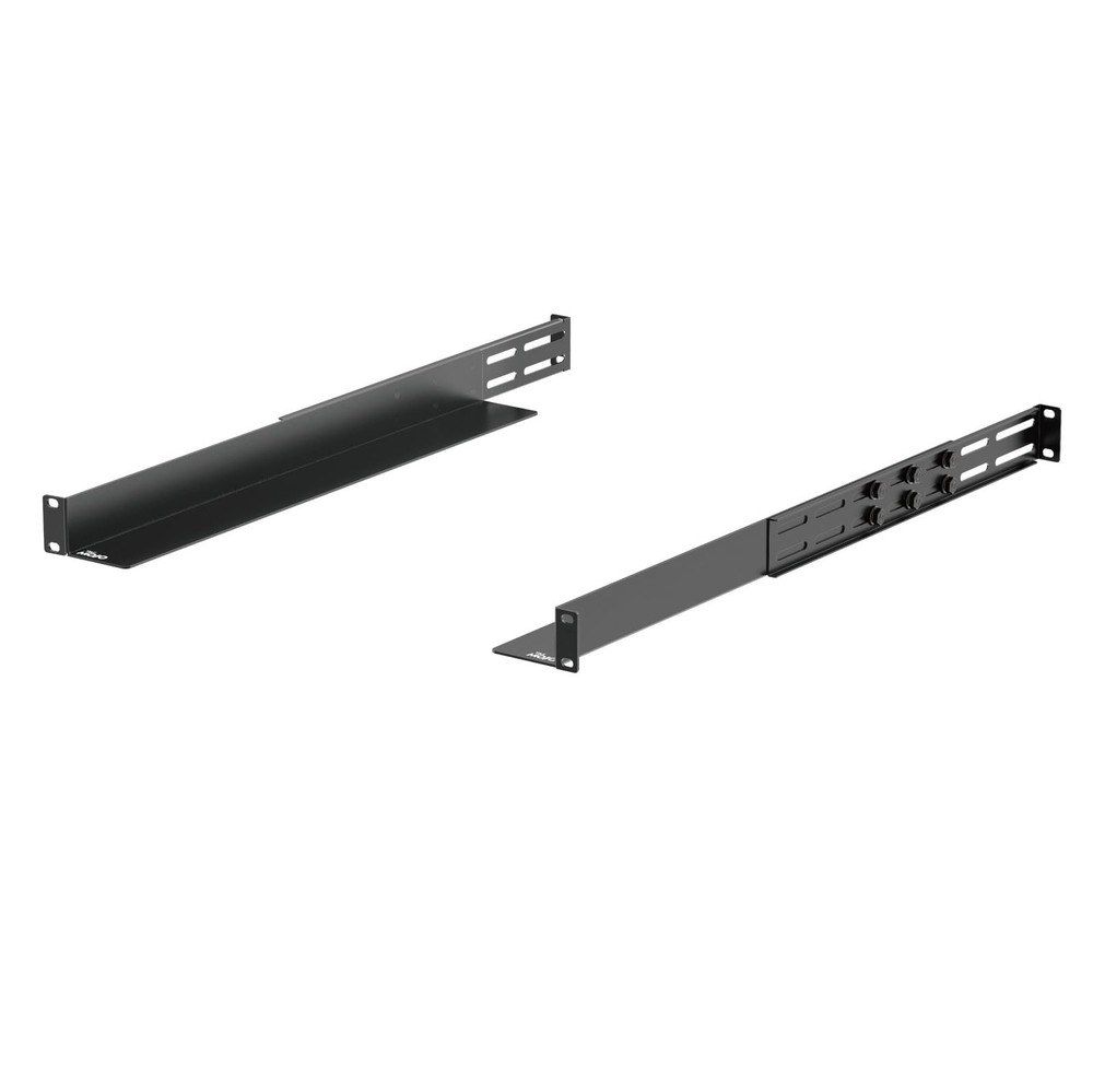 1U Universal Rack Mount Rails Adjustable 4 Post Server Shelf 20.9-32in