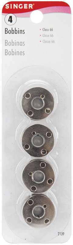 Metal Class 66 Bobbins 4/Pkg