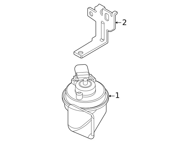 Genuine Volkswagen Mount Bracket 17A-951-182