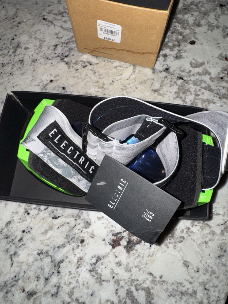 Electric Bronze/Silver Snowboarding Goggles