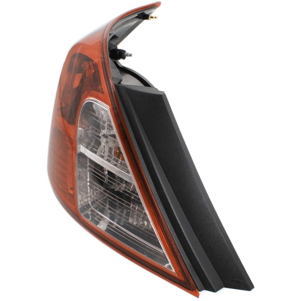 Left Driver Side Tail Light Assembly Red Clear for Nissan Versa 12-19