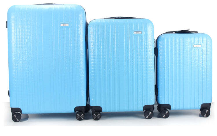 Mirage Danae ABS Spinner Wheels Luggage Set Durable ABS Hardshell 3 PC Set