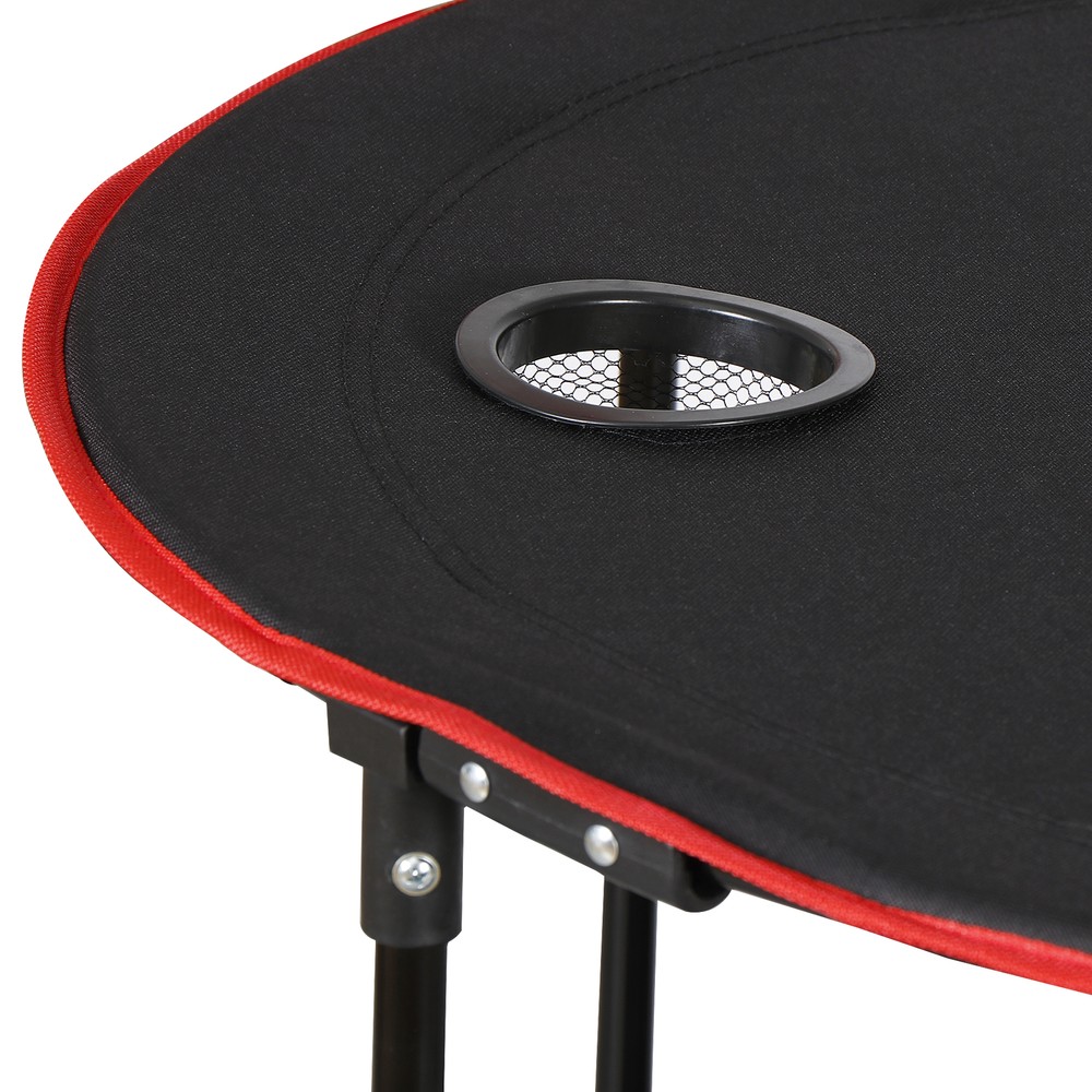 Foldable Camping Table Lightweight Picnic Table with Cup Holder for Outdoor