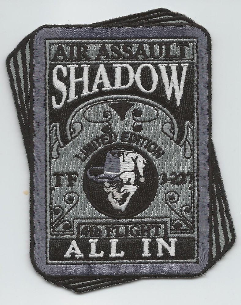 TF  3/227th 4th FLIGHT "ALL IN" #1 patch