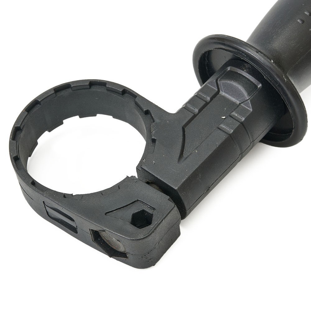 Versatile Black Hammer Drill Side Handle for Various Power Tools