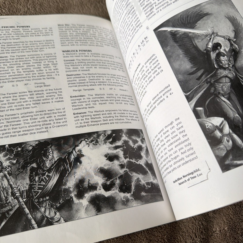 Warhammer 40K - “Codex Eldar” 4th edition 2006. good condition.