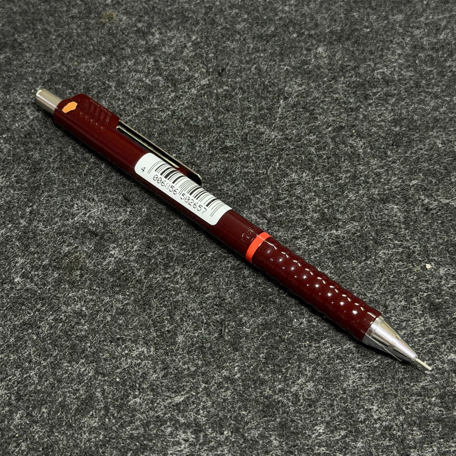 NOS RARE Vintage rOtring T 0.5 Mechanical Pencil Burgundy Made in Germany