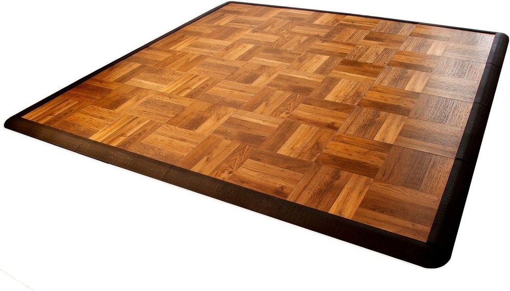 Dance 4x4 OAK FLOOR Interlocking Lightweight Modular Dance Floor Kit (4' X4')
