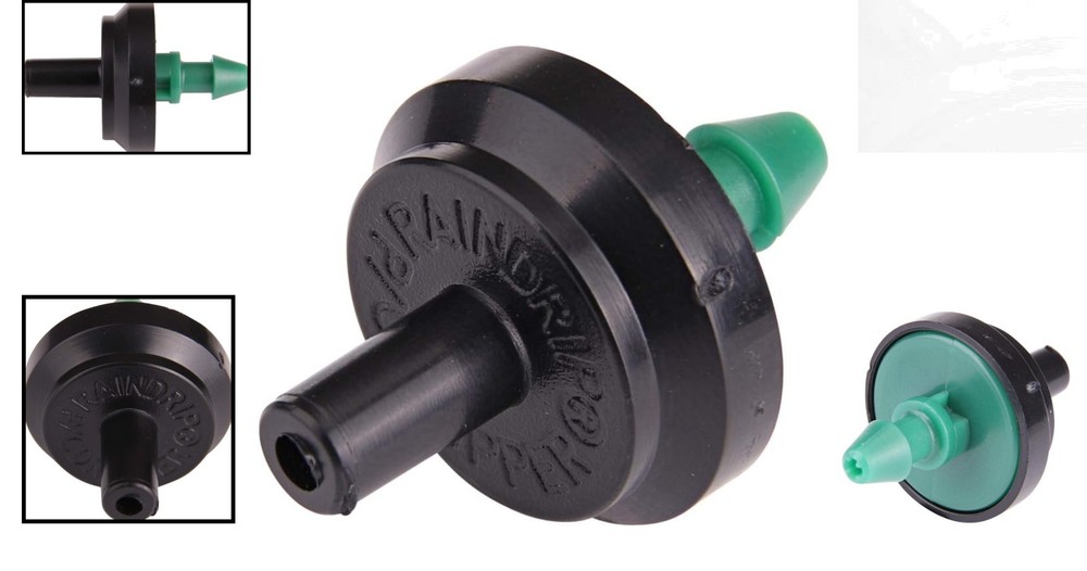 Color-Coded 2 GPH Drippers for Easy Identification - 10-Pack Garden Irrigation