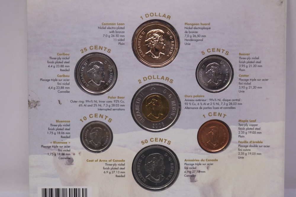 2006 Oh! Canada! Coin Set 7 Coins RCM