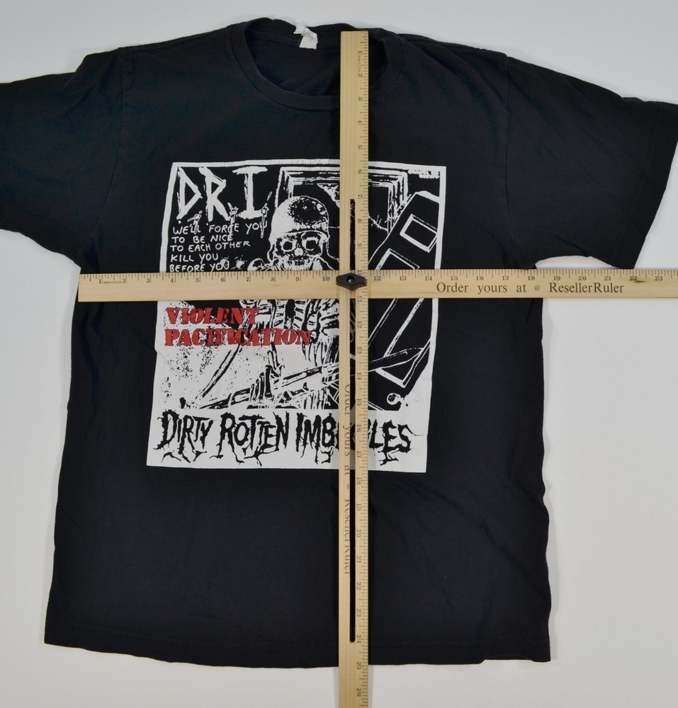 Dirty Rotten Imbeciles Band Shirt Medium Violent Pacifications Hardcore Punk