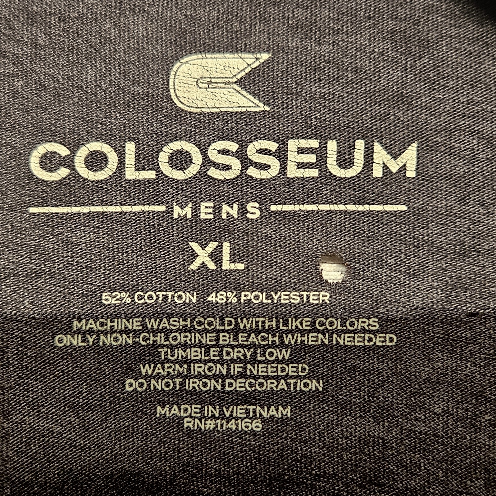 Colosseum T-Shirt Men's Size XL Cougars OHT Military Heathered Black 114166