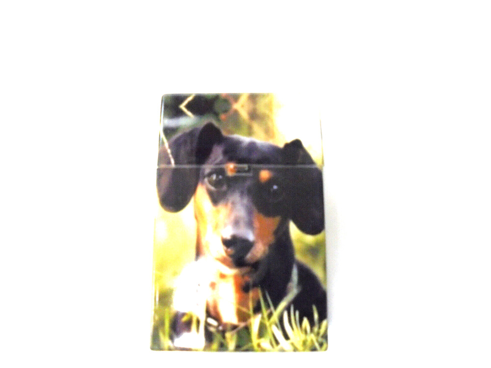 Eclipse Dog Hard Plastic Crushproof Cigarette Case, 2ct, Kings, 3116D10Dog