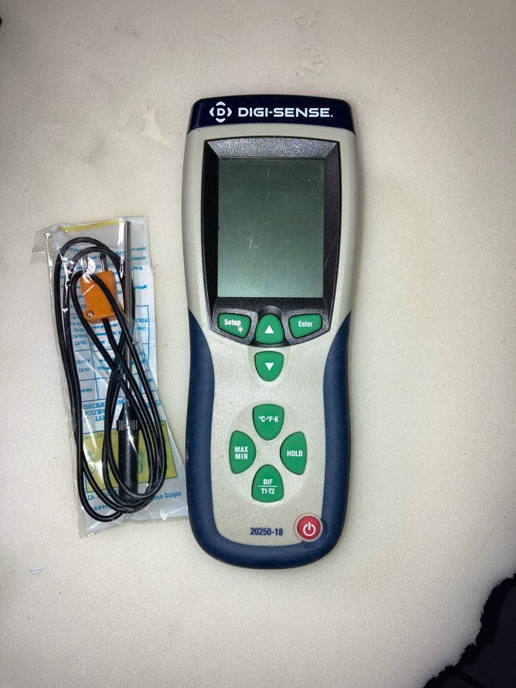 Digi-Sense Professional 1-Input Thermocouple Probe Thermometer, Type K - Used